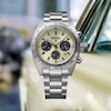 Thumbnail Image 4 of Seiko Prospex Limited Edition Speedtimer ‘Motoring’ European Exclusive Cream Dial Stainless Steel Bracelet Watch