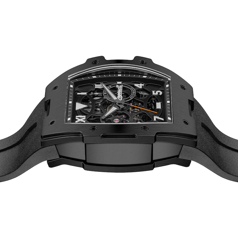 Main Image 4 of Ingersoll 1892 The Play Men's Automatic Black Skeleton Dial Black PU Strap Watch
