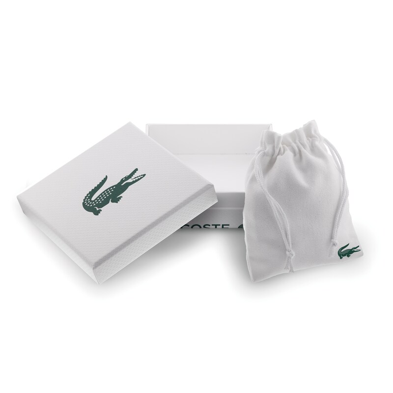 Main Image 4 of Lacoste Men's Arthor Stainless Steel Curb Chain Necklace - 22"