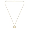 Thumbnail Image 2 of Lacoste Men's Vigor Yellow Gold IP Box Chain Necklace with Green Aluminium Medallion
