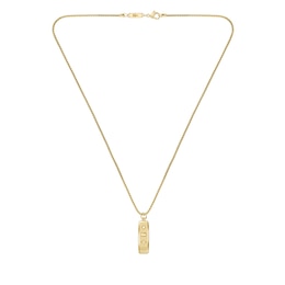 Lacoste Men's District Gold-Plated Reversible Pendant Necklace - 21"
