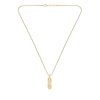 Thumbnail Image 3 of Lacoste Men's District Gold-Plated Reversible Pendant Necklace - 21"