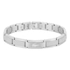 Thumbnail Image 1 of Lacoste Men's Stencil Stainless Steel Bracelet with Etched Crocodile - 7.5"