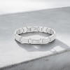 Thumbnail Image 3 of Lacoste Men's Stencil Stainless Steel Bracelet with Etched Crocodile - 7.5"