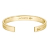 Thumbnail Image 3 of Lacoste Men's Adventurer Gold IP Bangle with Etched Line Detail - 7.5"