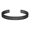 Thumbnail Image 1 of Lacoste Men's Adventurer Black IP Bangle with Etched Line Detail - 7.5"