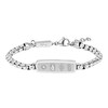 Thumbnail Image 1 of Lacoste Men's District Stainless Steel Reversible Pendant Box Chain Bracelet - 7.5"