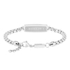 Thumbnail Image 3 of Lacoste Men's District Stainless Steel Reversible Pendant Box Chain Bracelet - 7.5"