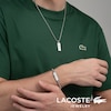 Thumbnail Image 5 of Lacoste Men's District Stainless Steel Reversible Pendant Box Chain Bracelet - 7.5"