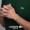 Thumbnail Image 5 of Lacoste Men's Arthor Stainless Steel Curb Chain Bracelet with Gold IP Crocodile - 7.5"