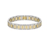 Thumbnail Image 3 of Lacoste Men's Metropole Two-Tone Stainless Steel & Gold IP H-Link Bracelet - 7.5"