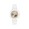 Thumbnail Image 1 of Lacoste Women's LC33 Champagne Dial White Silicone Strap Watch