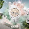 Thumbnail Image 4 of Lacoste Women's LC33 Champagne Dial White Silicone Strap Watch