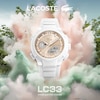 Thumbnail Image 5 of Lacoste Women's LC33 Champagne Dial White Silicone Strap Watch