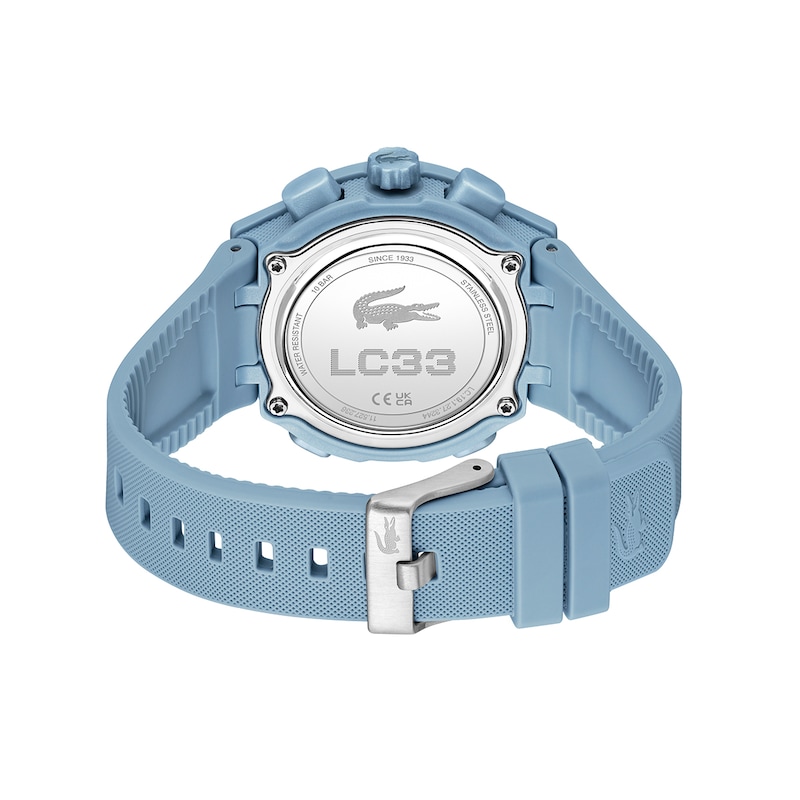 Main Image 3 of Lacoste Women's LC33 Champagne Dial Blue Silicone Strap Watch