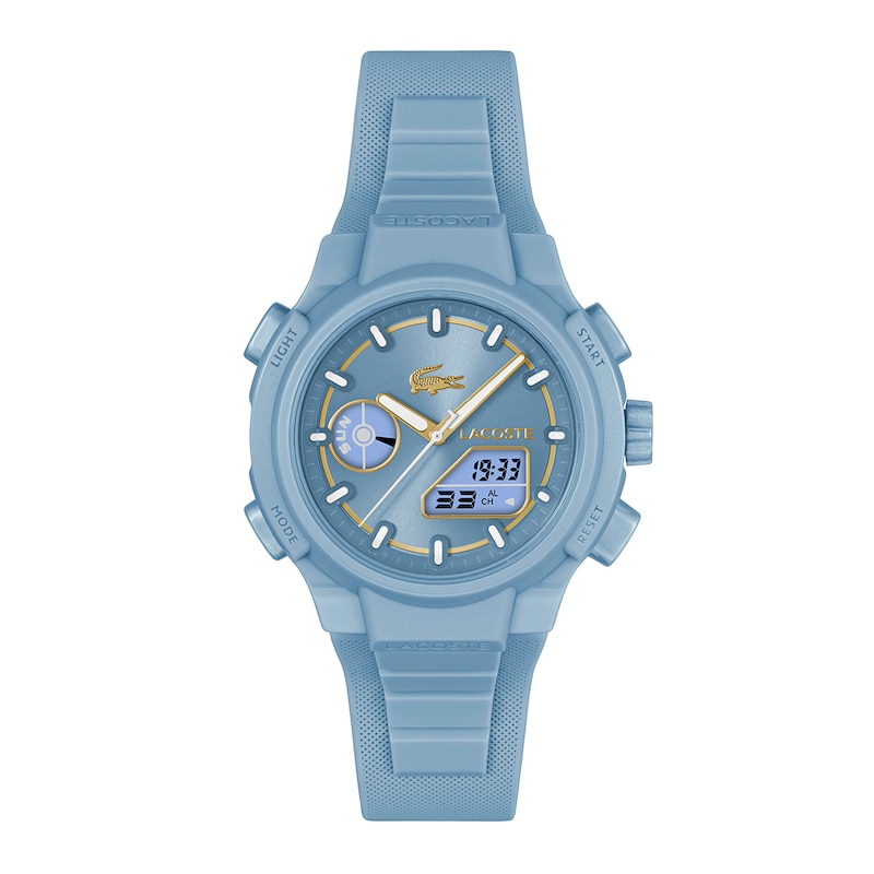 Main Image 4 of Lacoste Women's LC33 Champagne Dial Blue Silicone Strap Watch