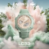 Thumbnail Image 4 of Lacoste Women's LC33 Champagne Dial Green Silicone Strap Watch