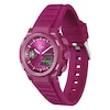 Thumbnail Image 2 of Lacoste Women's LC33 Raspberry Dial Analog-Digital Raspberry Silicone Strap Watch