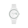 Thumbnail Image 1 of Lacoste Men's 12.12 White Dial & White Silicone Strap Watch