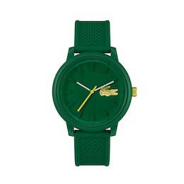 Lacoste Men's 12:12 Hero Green Dial & Green Silicone Strap Watch