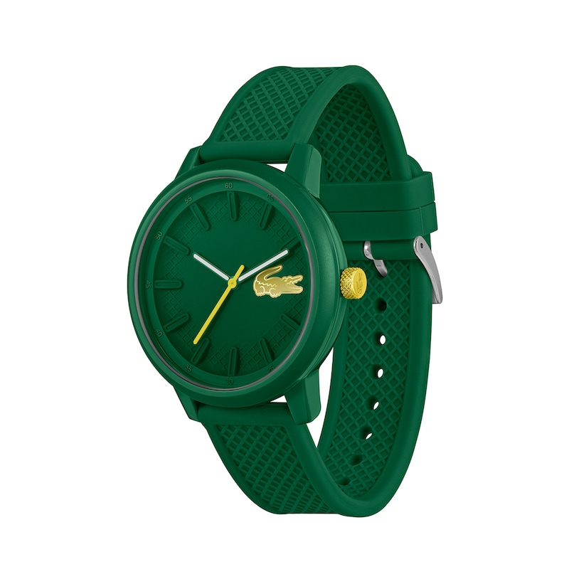 Main Image 2 of Lacoste Men's 12:12 Hero Green Dial & Green Silicone Strap Watch