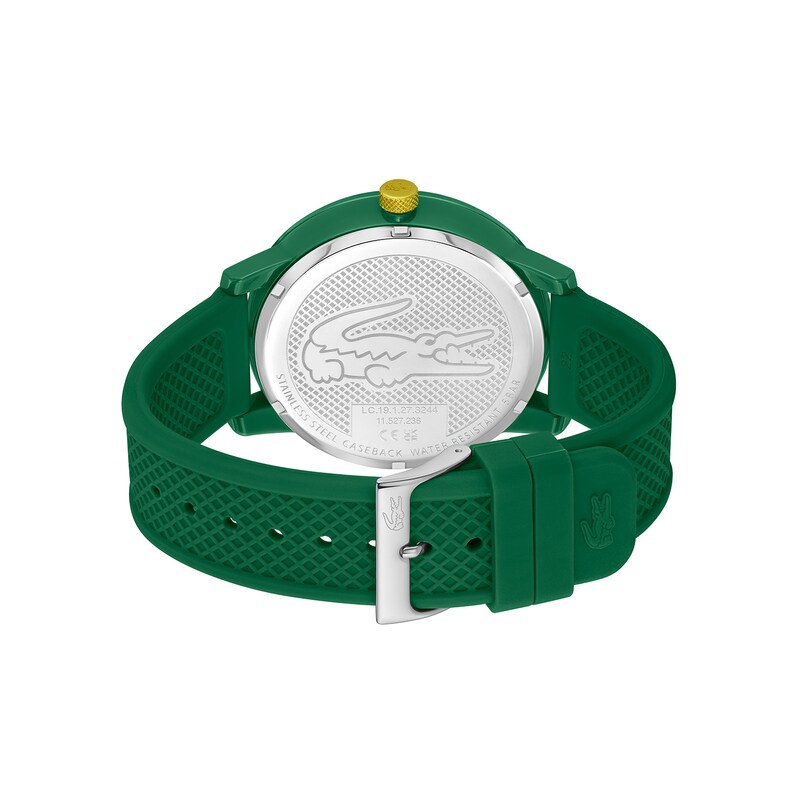 Main Image 3 of Lacoste Men's 12:12 Hero Green Dial & Green Silicone Strap Watch