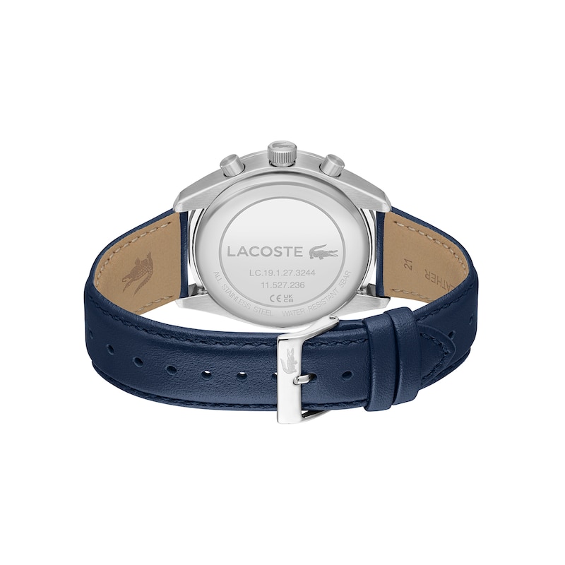 Main Image 2 of Lacoste Men's Boston Blue Dial & Blue Leather Strap Watch