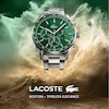 Thumbnail Image 3 of Lacoste Men's Boston Green Dial Stainless Steel Bracelet Watch