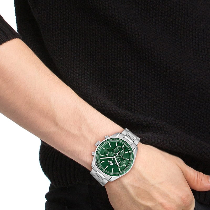 Main Image 4 of Lacoste Men's Boston Green Dial Stainless Steel Bracelet Watch