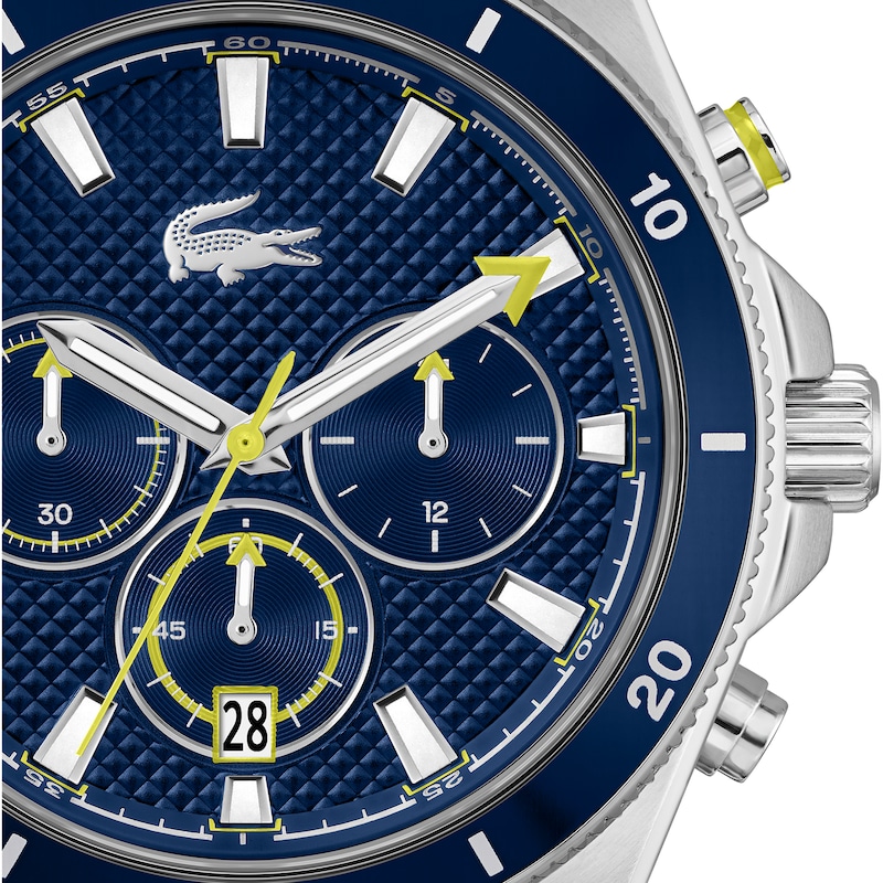 Main Image 3 of Lacoste Men's Mainsail Blue Dial & Blue Silicone Strap Watch