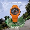 Thumbnail Image 4 of Lacoste Men's LC33 Black Dial Orange Silicone Strap Watch