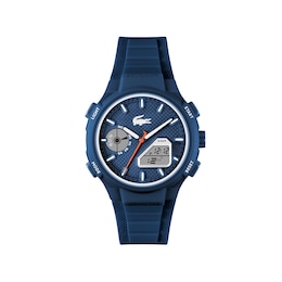 Lacoste Men's LC33 Blue Dial & Blue Silicone Strap Watch