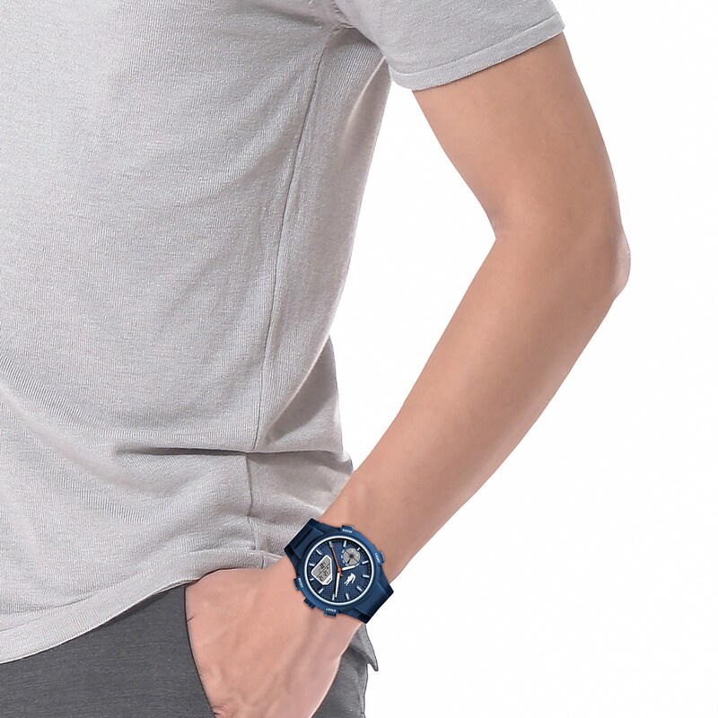 Main Image 5 of Lacoste Men's LC33 Blue Dial & Blue Silicone Strap Watch