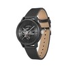 Thumbnail Image 2 of Lacoste Men's 12.12 Black Dial Black Leather Strap Automatic Watch