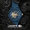 Thumbnail Image 5 of Lacoste Men's 12.12 Automatic Blue Dial Navy Leather Strap Watch