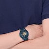 Thumbnail Image 6 of Lacoste Men's 12.12 Automatic Blue Dial Navy Leather Strap Watch