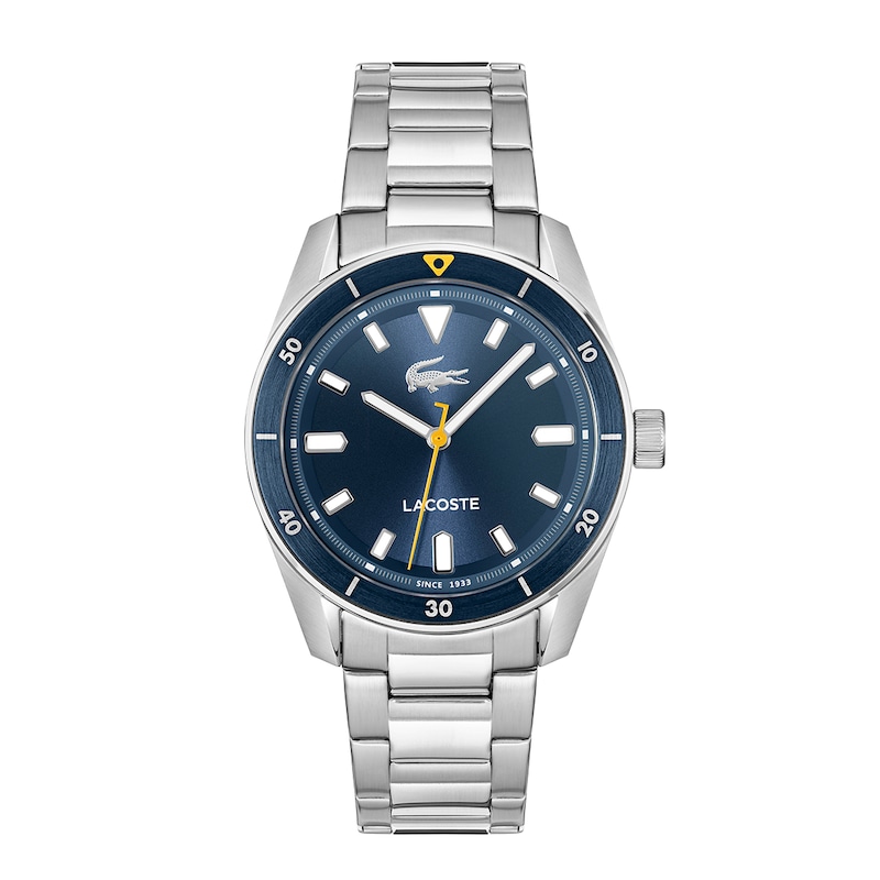 Main Image 1 of Lacoste Men's Boston Navy Dial and Stainless Steel Bracelet Watch