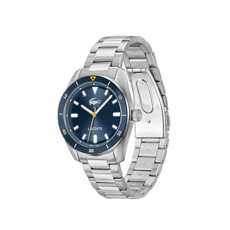 Main Image 2 of Lacoste Men's Boston Navy Dial and Stainless Steel Bracelet Watch