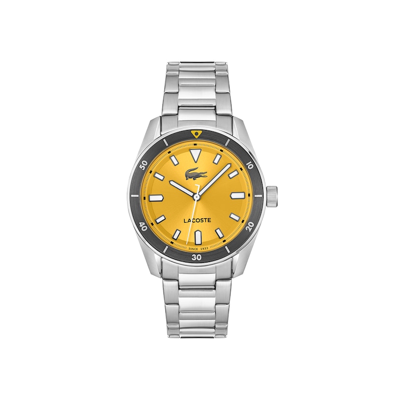Main Image 1 of Lacoste Men's Boston Marigold Dial Stainless Steel Bracelet Watch