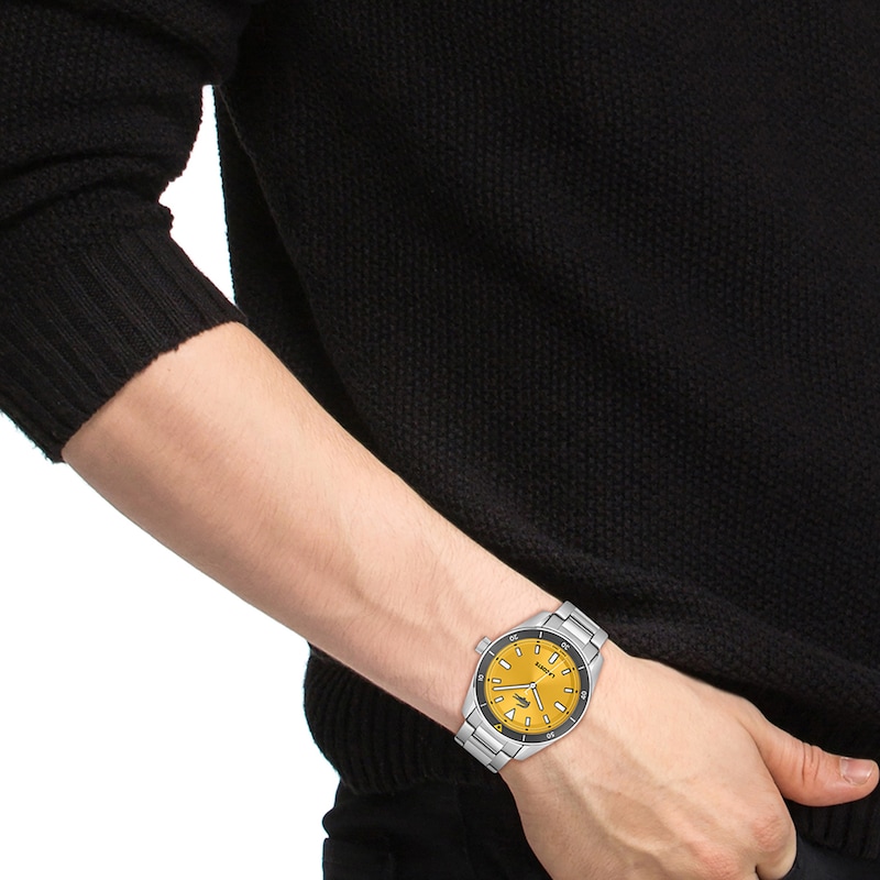 Main Image 5 of Lacoste Men's Boston Marigold Dial Stainless Steel Bracelet Watch
