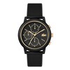 Thumbnail Image 1 of Lacoste Men's 12.12 Move Black Dial Multifunction Black Silicone Strap Watch