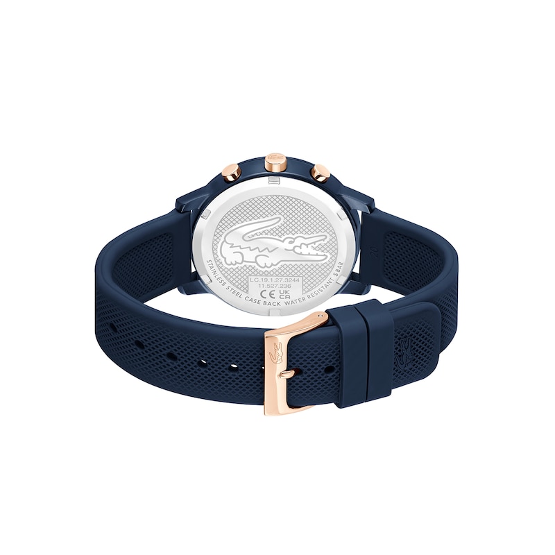 Main Image 4 of Lacoste Men's 12.12 Move Blue Dial Multifunction Navy Silicone Strap Watch