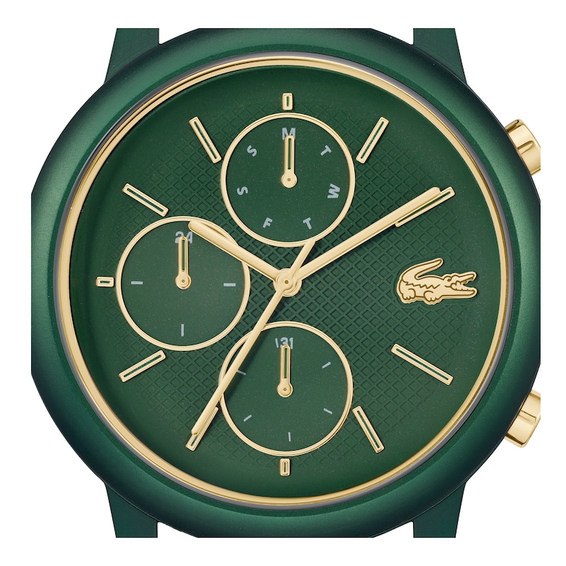 Main Image 2 of Lacoste Men's 12.12 Move Green Dial Multifunction Green Silicone Strap Watch