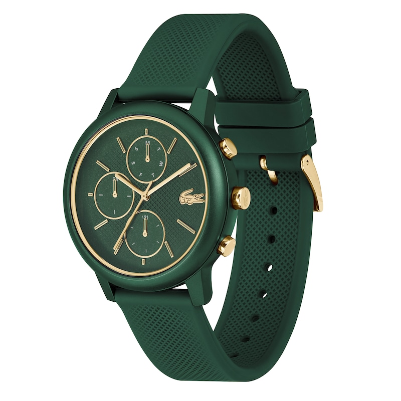 Main Image 3 of Lacoste Men's 12.12 Move Green Dial Multifunction Green Silicone Strap Watch