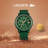 Thumbnail Image 5 of Lacoste Men's 12.12 Move Green Dial Multifunction Green Silicone Strap Watch
