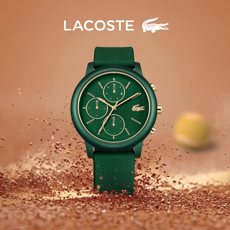 Main Image 5 of Lacoste Men's 12.12 Move Green Dial Multifunction Green Silicone Strap Watch