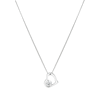 Thumbnail Image 1 of Sterling Silver Cubic Zirconia Open Heart Pendant
