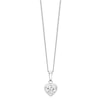 Thumbnail Image 1 of Sterling Silver Cubic Zirconia Heart Pendant