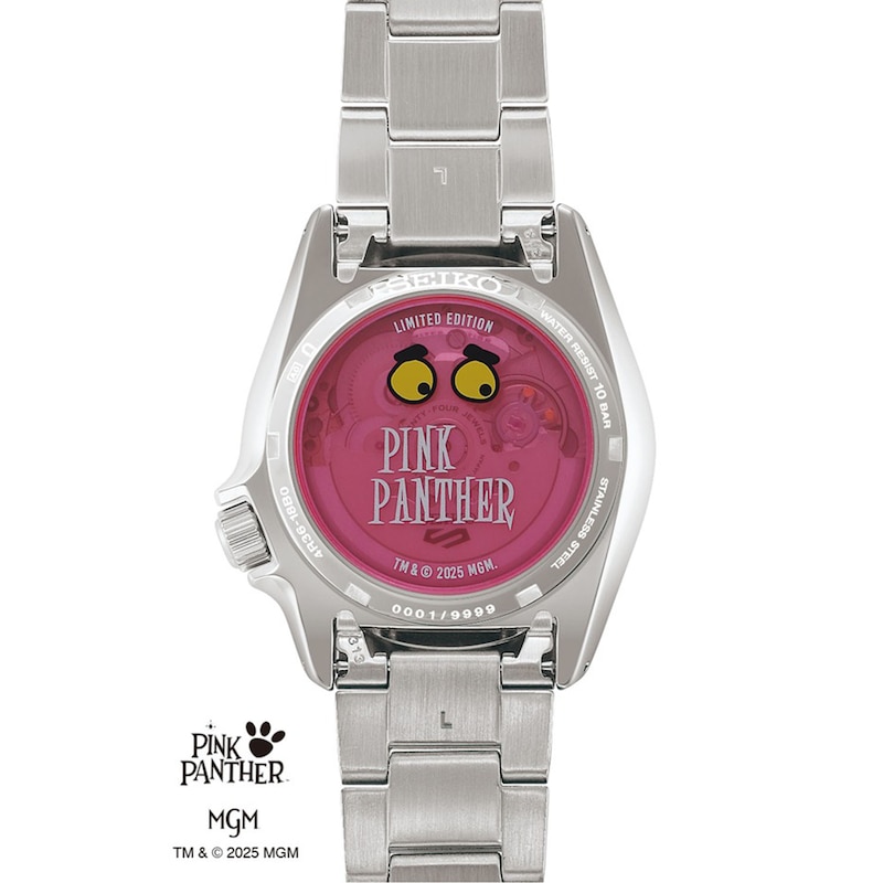 Main Image 4 of Seiko 5 Sports Pink Panther Stainless Steel Limited Edition Watch