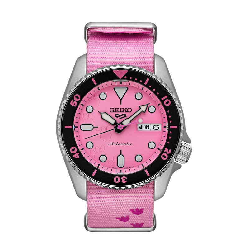 Main Image 5 of Seiko 5 Sports Pink Panther Stainless Steel Limited Edition Watch